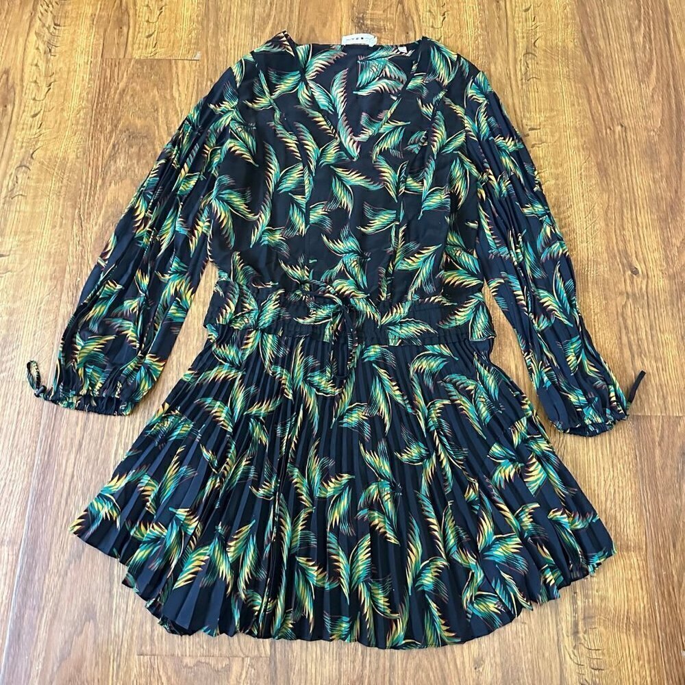 A.L.C. Rory pleated silk Dress